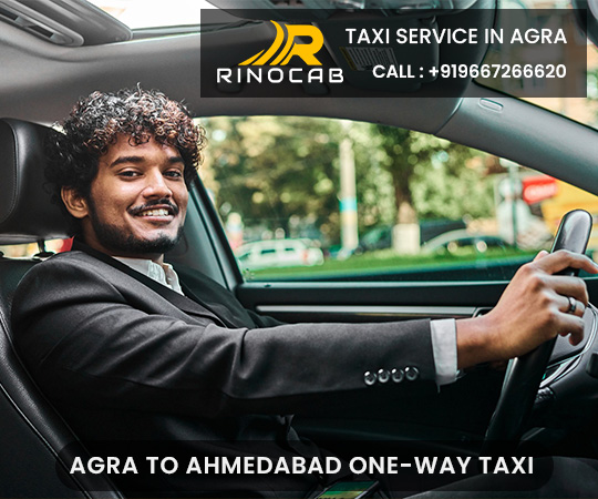 Agra to Ahmedabad One Way Cab