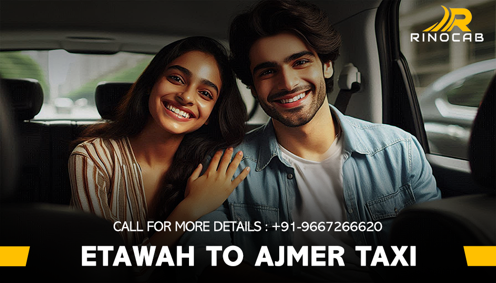 Etawah to Ajmer Cab Services