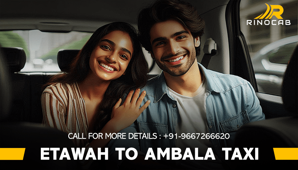 Etawah to Ambala Cab Services