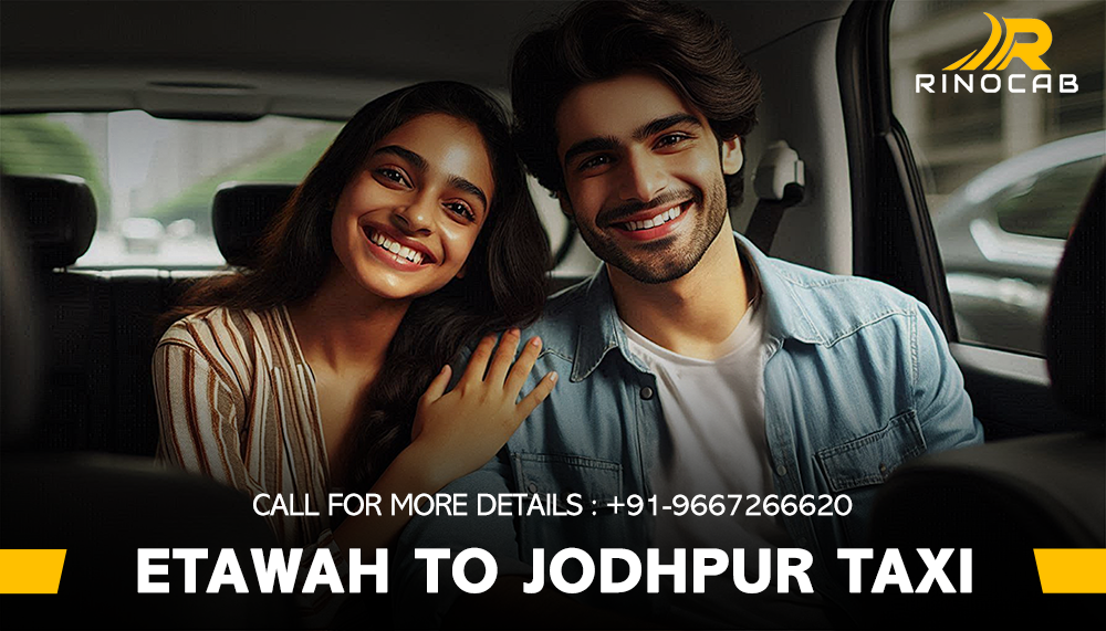 Etawah to Jodhpur Cab Services