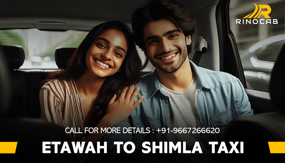 Etawah to Shimla Cab Services