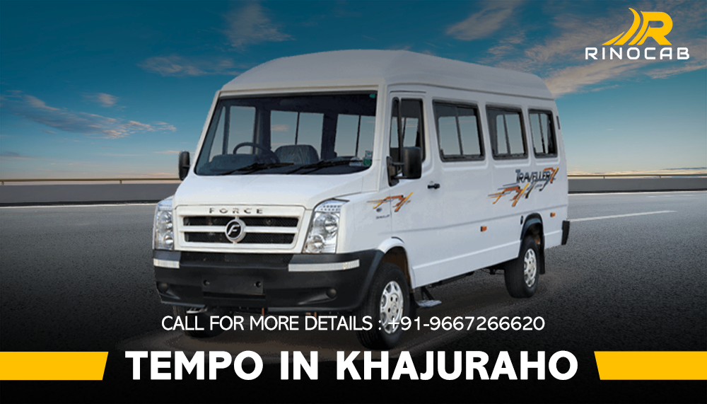 Tempo Traveller in Khajuraho